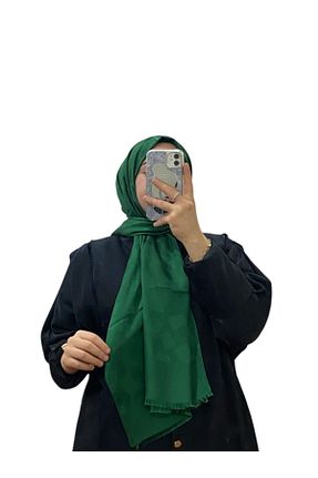شال سبز زنانه پنبه ای LOSYANA - کد 877376955