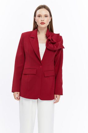 کت بلیزر زرشکی زنانه فینیکه Appleline - کد 860186462