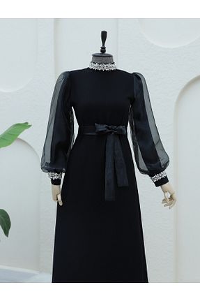 لباس حجاب مشکی زنانه رگولار Modamorfo - کد 839566364