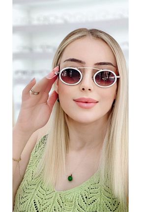 عینک آفتابی قهوه ای زنانه UV400 GIGI MILANO - کد 832665415