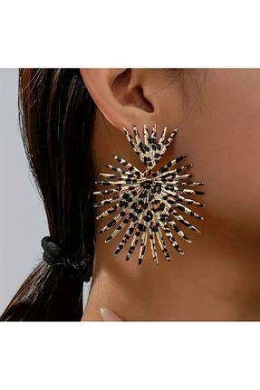 گوشواره جواهر طلائی لزران KANİNCHEN - کد 873157588