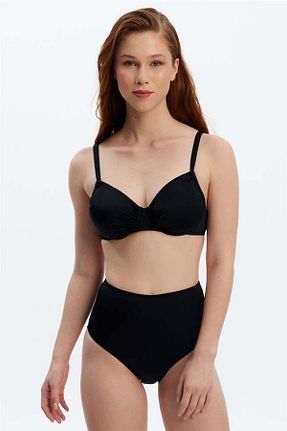 پائین تنه بیکینی مشکی زنانه ساده Louren - کد 778487569