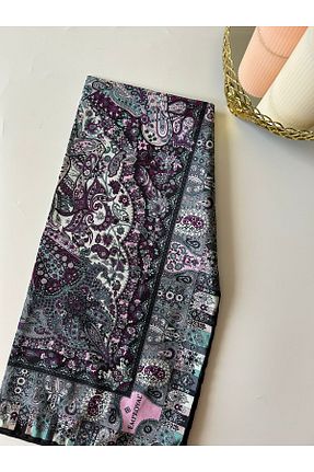 روسری بنفش پنبه ای Emproyal - کد 877447361