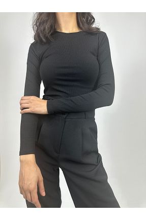 بلوز مشکی زنانه ساده ALZEN - کد 877448621