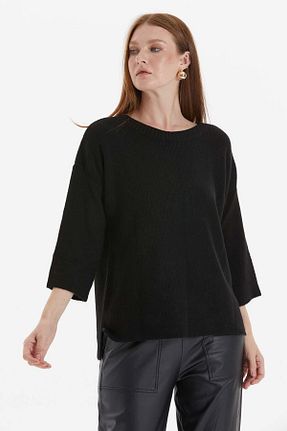 پلیور مشکی زنانه رترو Two Mail - کد 859225878