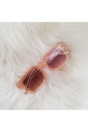 عینک آفتابی قهوه ای زنانه UV400 Dream Butik - کد 877476164