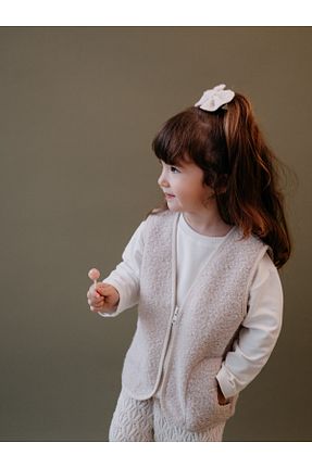 جلیقه بژ بچه گانه رگولار Fluffyboon - کد 262953587