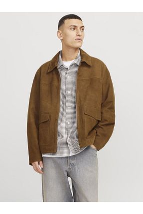کت قهوه ای مردانه رگولار Jack & Jones - کد 870472167
