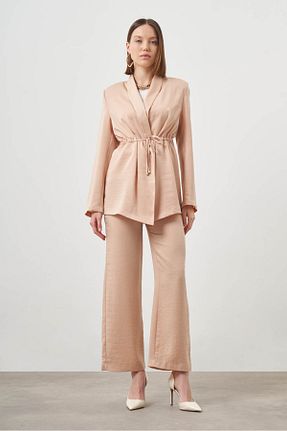 کت بژ زنانه رگولار Mizalle - کد 877524953