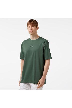 تیشرت سبز مردانه اورسایز Nautica - کد 835859904