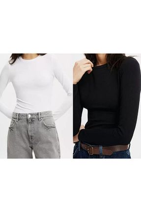 بادی مشکی زنانه یقه دوچرخه LADY HAZAL - کد 867687524