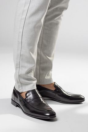 کفش کلاسیک مشکی مردانه چرم خالص Pampa Shoes - کد 877525962