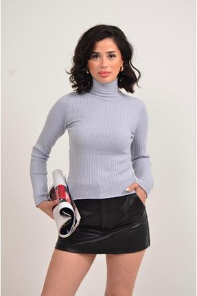 پلیور متالیک زنانه ساده figo - کد 877525618