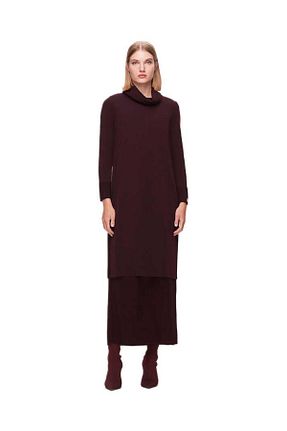 لباس زرشکی زنانه بافتنی MISS DALIDA - کد 877520974