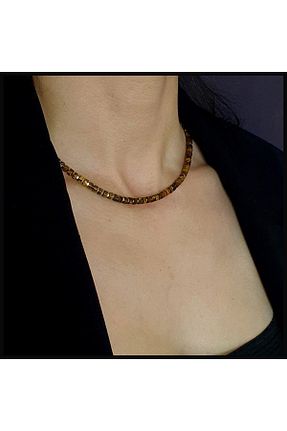 ست نقره قهوه ای زنانه هماتیت Seven Art Jewelry - کد 468701832