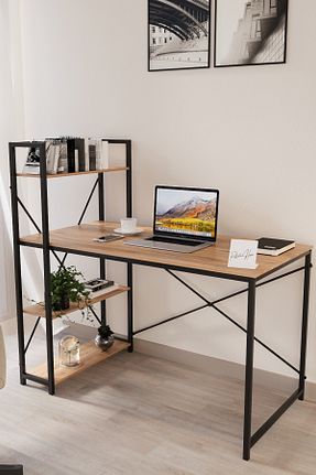 میز تحریر قهوه ای 125 سانتی متر reflekta - کد 877546396