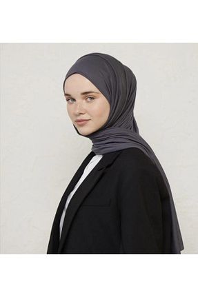 روسری طوسی 70 * 180 modesta - کد 877543470