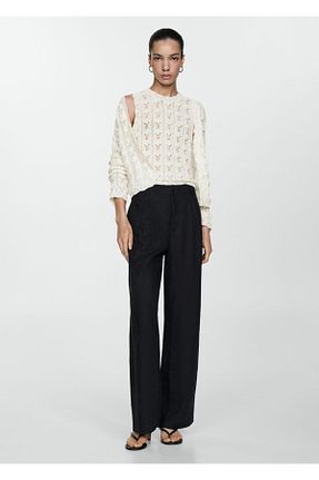 رویه سفید زنانه پلی استر MANGO - کد 837519214