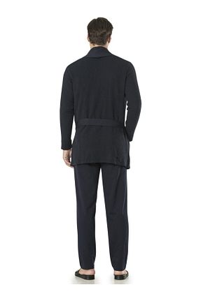 ست لباس راحتی سرمه ای مردانه پنبه ای Pierre Cardin - کد 877560026