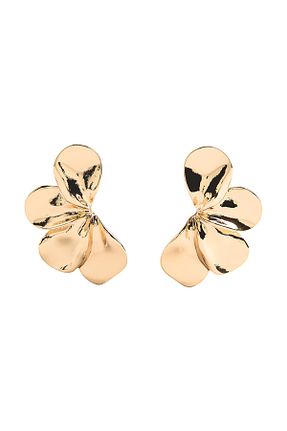 گوشواره جواهر طلائی فلزی Parfois - کد 877555492
