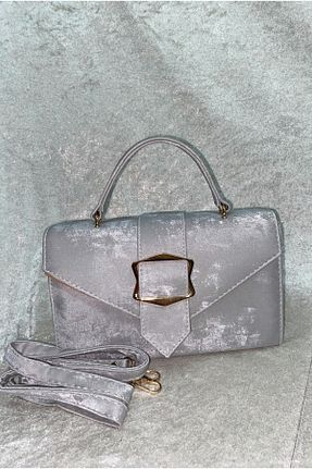 کیف دوشی طوسی زنانه Elegant - کد 877565966