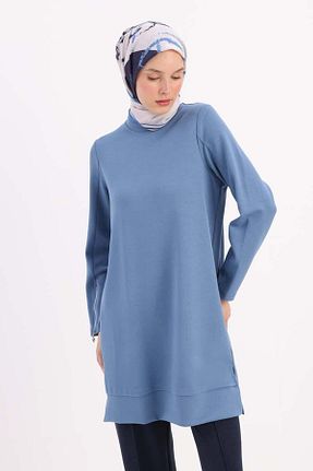 تونیک حجاب آبی زنانه ویسکون ALLDAY - کد 877562214