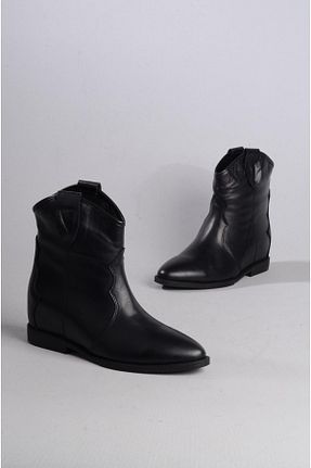 بوت / نیم بوت مشکی زنانه جیر SEÇ KUNDURA - کد 772862997