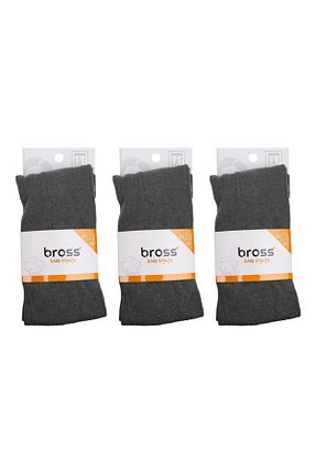 جوراب طوسی بچه گانه پنبه ای Bross - کد 877061418