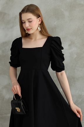 لباس مشکی زنانه بافتنی 4S1B FASHION - کد 877599714