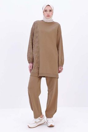ست بالاتنه و پائین تنه حجاب سرمه ای زنانه Relaxed ALLDAY - کد 877601694