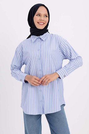 پیراهن حجاب آبی زنانه Relaxed ALLDAY - کد 877602562