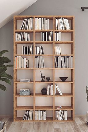 قفسه کتاب قهوه ای 178 سانتی متر Bofigo - کد 682897216