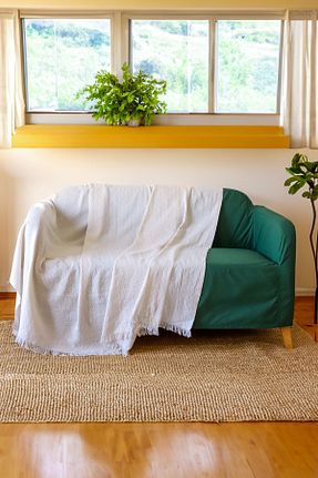 کاور مبل بژ پنبه ای Koza Mix towel - کد 784529051