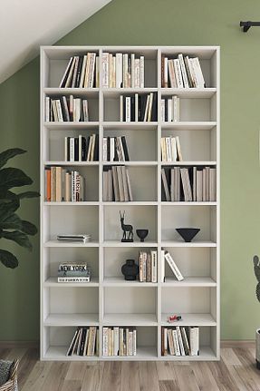 قفسه کتاب سفید 178 سانتی متر Bofigo - کد 664393178