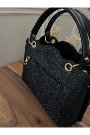 کیف دوشی مشکی زنانه چرم مصنوعی TAKYAKA - کد 863528916