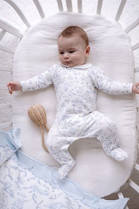 بعد از زایمان سفید بچه گانه پنبه ای Atelier Babbi - کد 846987331