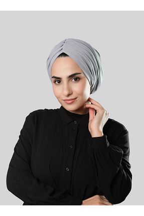 کلاه شنای حجاب طوسی زنانه HÜRREM BONE - کد 804428834