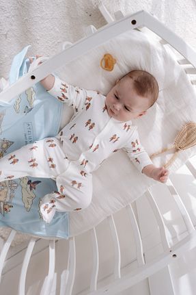بعد از زایمان سفید بچه گانه پنبه ای Atelier Babbi - کد 846987221