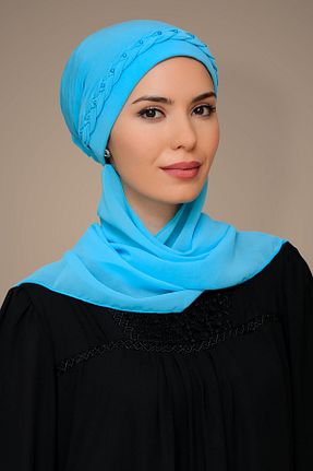 کلاه شنای حجاب بژ زنانه HÜRREM BONE - کد 215076007