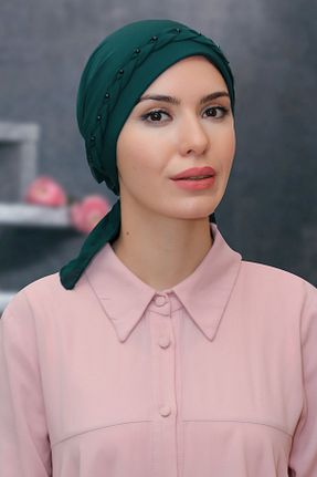 کلاه شنای حجاب سبز زنانه HÜRREM BONE - کد 215076620