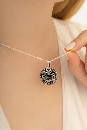 گردنبند نقره نارنجی زنانه 925 عیار OSMANLI GÜMÜŞ - کد 48325171