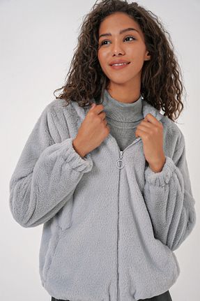 کاپشن طوسی زنانه رگولار Bigdart - کد 62219260