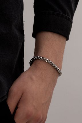 دستبند استیل (فولاد) مردانه استیل (فولاد) OSMANLI GÜMÜŞ - کد 723304278