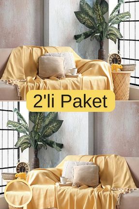 کاور مبل زرد پنبه ای Miracolo Home - کد 788702061