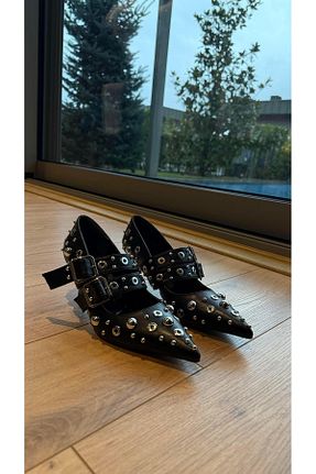 کفش پاشنه بلند کلاسیک قهوه ای زنانه فلزی Eataly Shoes - کد 877717391