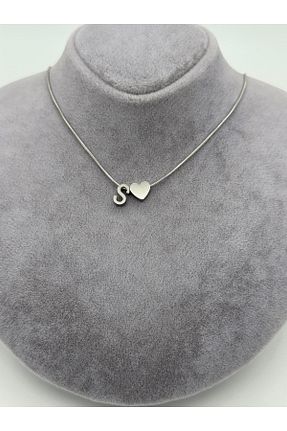 گردنبند استیل ( فولاد ) طوسی زنانه استیل (فولاد) CT STONES - کد 877719025