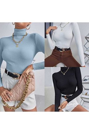 پلیور مشکی زنانه ساده CNG MODA - کد 877853351
