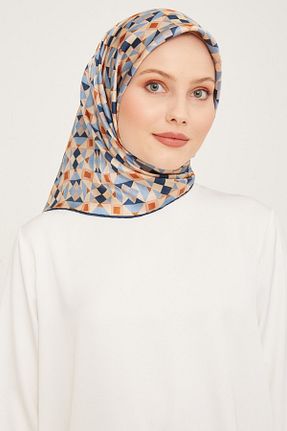 روسری مشکی کرپ ساتن ابریشم Armine - کد 877828974