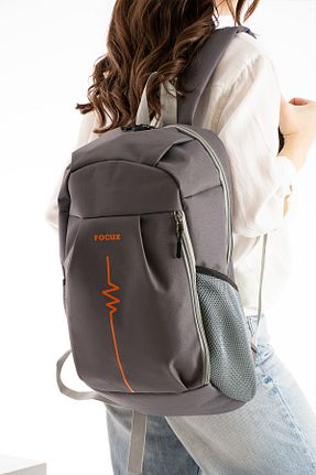کوله پشتی طوسی زنانه سایز متوسط FOCUX - کد 877842100