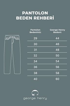 شلوار طوسی مردانه لیکرا George Henry - کد 862874976